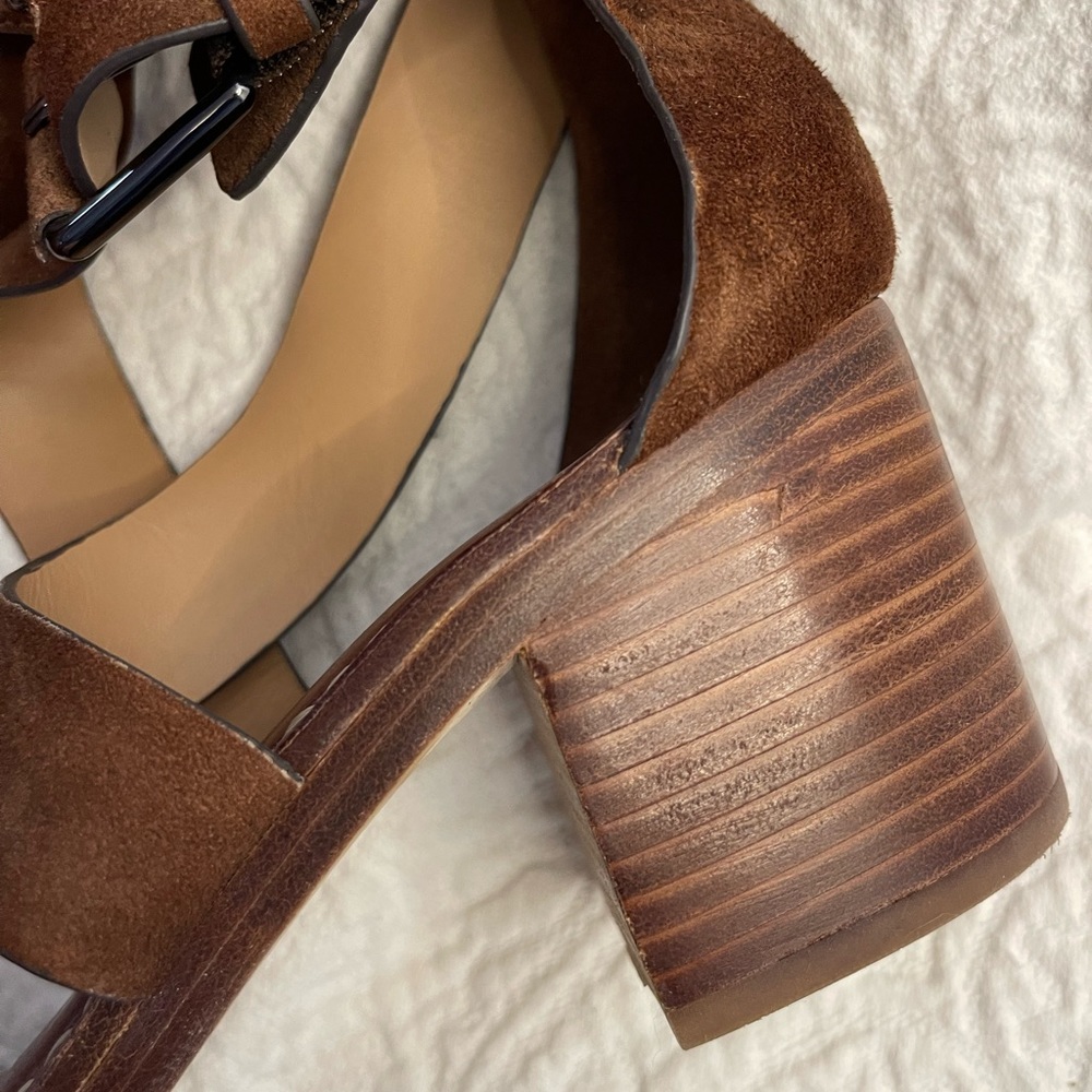 Belle by Sigerson Morrison sandals 8.5 brown leather - Picture 7 of 9